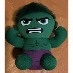 Hulk 7" TY Plush. Marvel Avengers. Used. No Tag. Good Condition